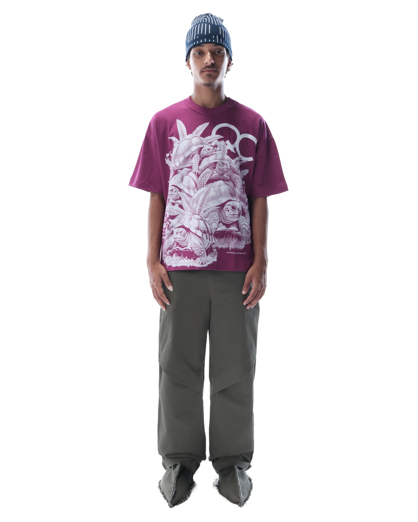 SLOW AND STEADY MAGENTA T-SHIRT