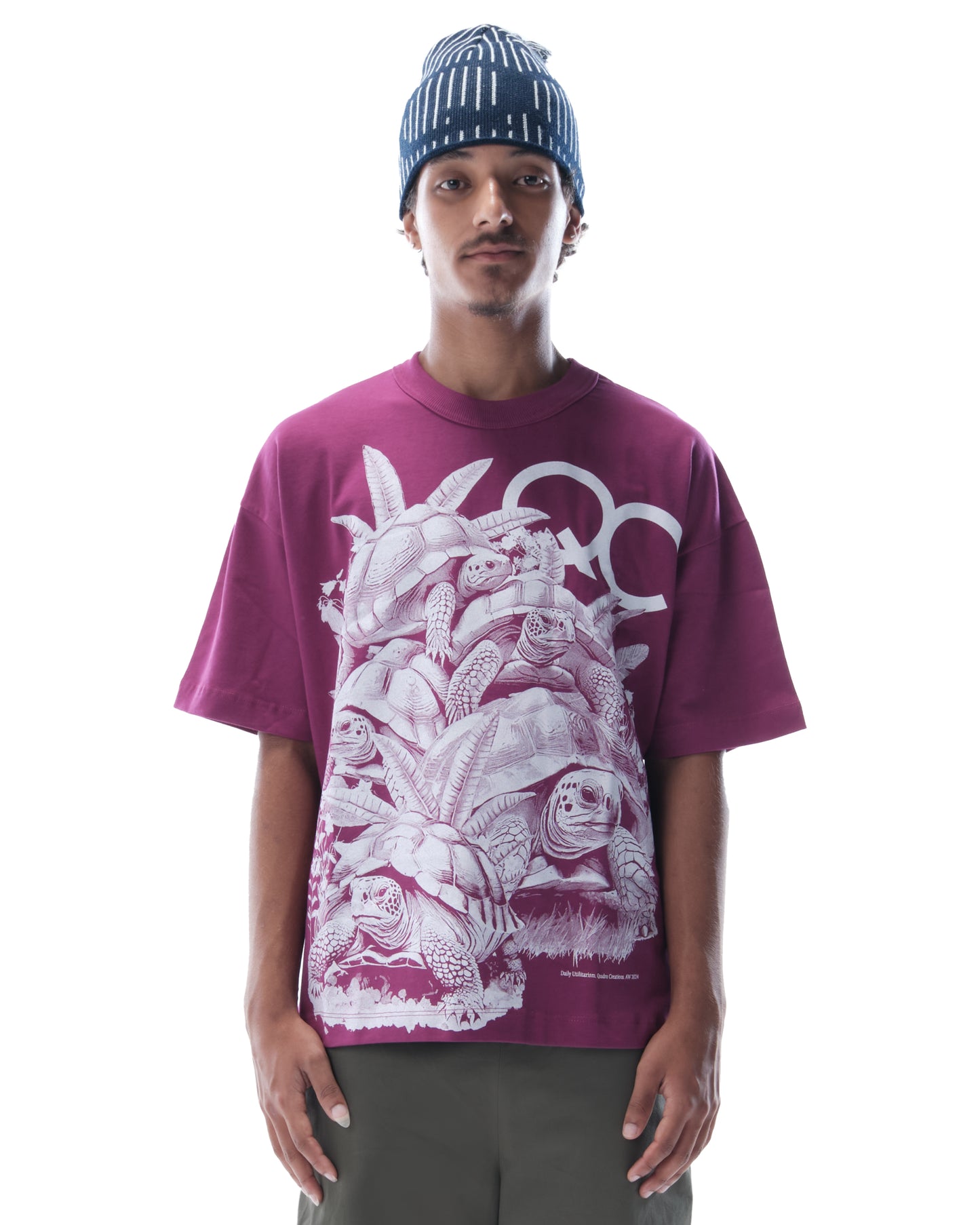 SLOW AND STEADY MAGENTA T-SHIRT