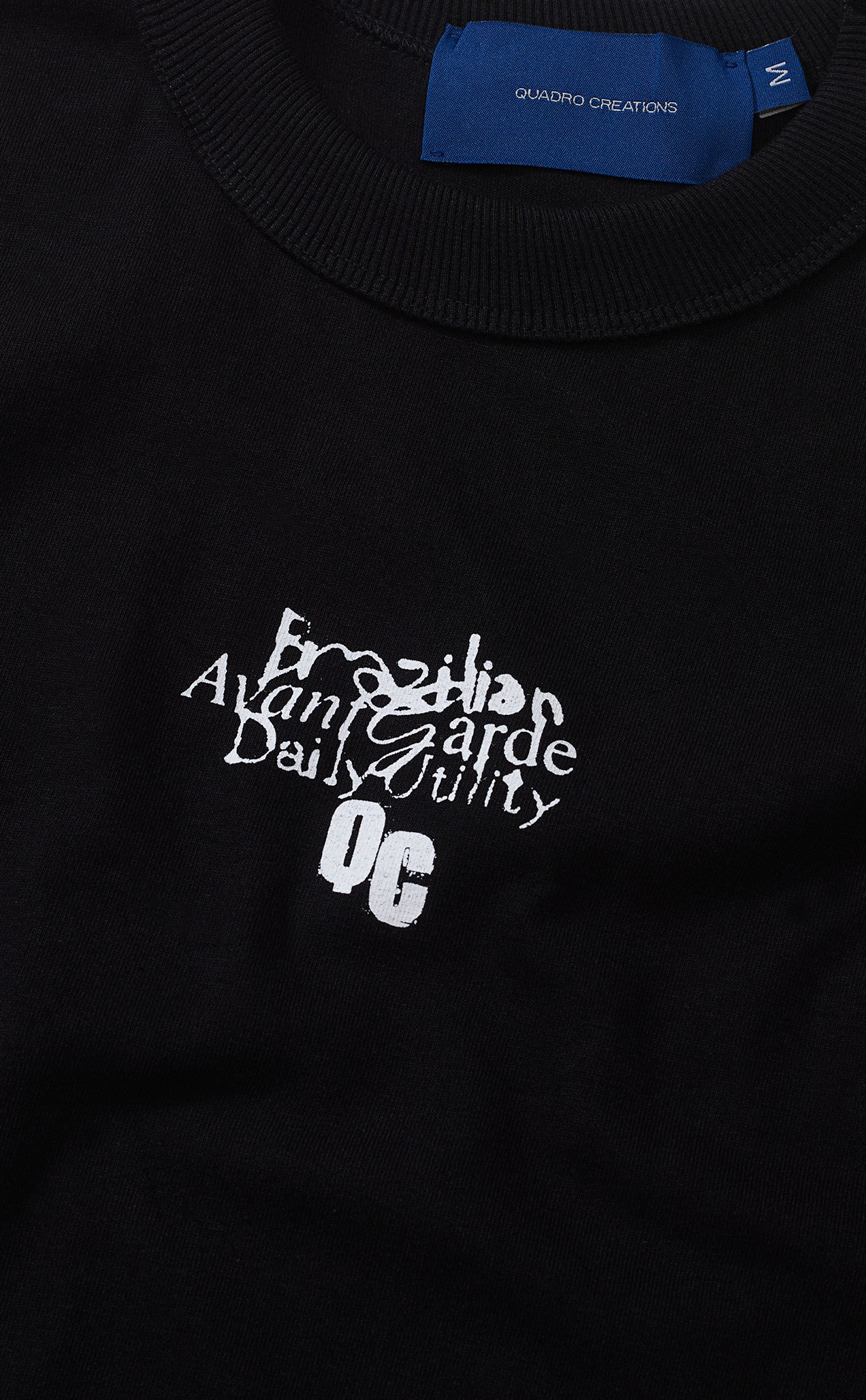CAMISETA QC FIODOR BOXY PRETO