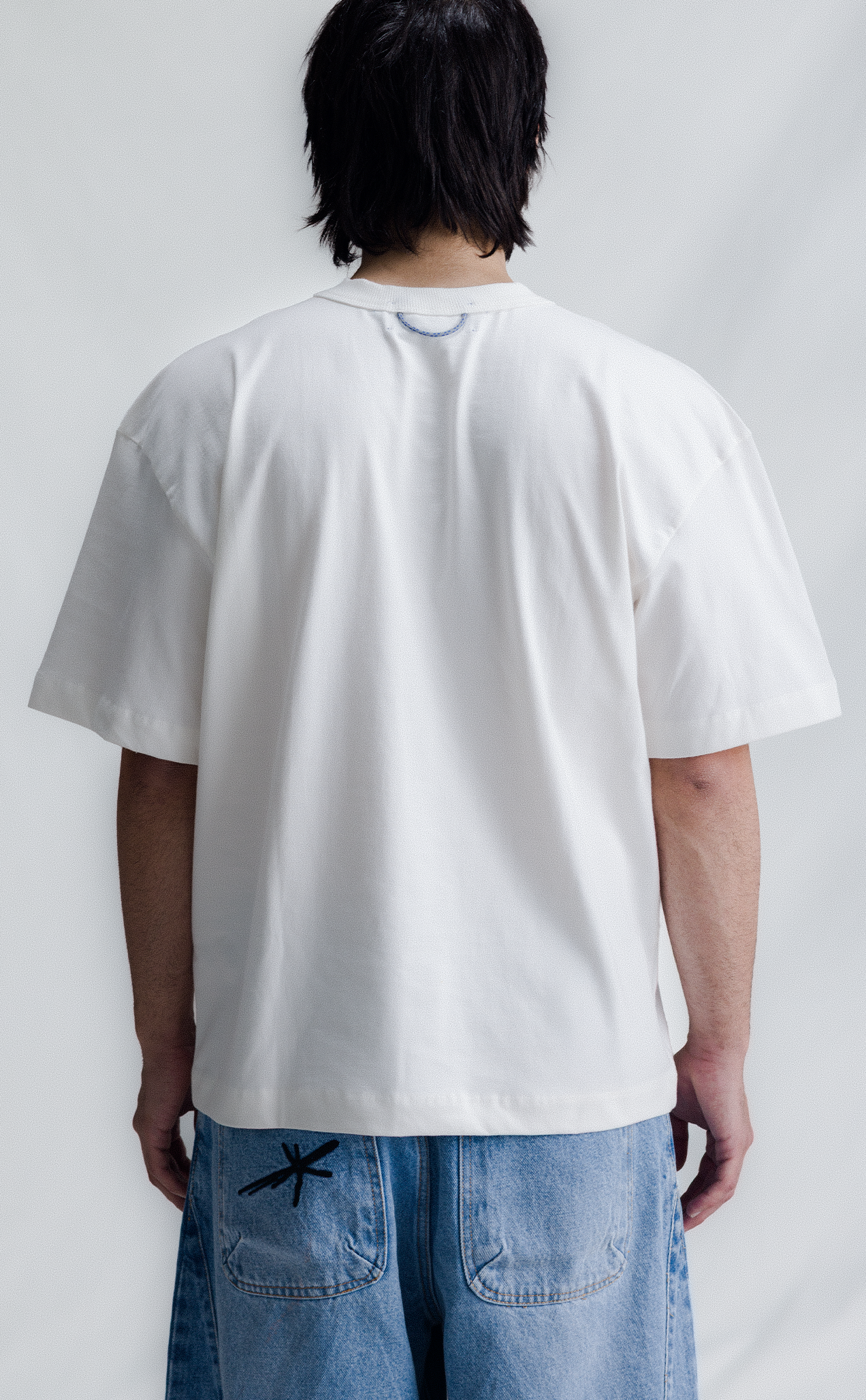 T-SHIRT QC PAINT BOXY OFF WHITE