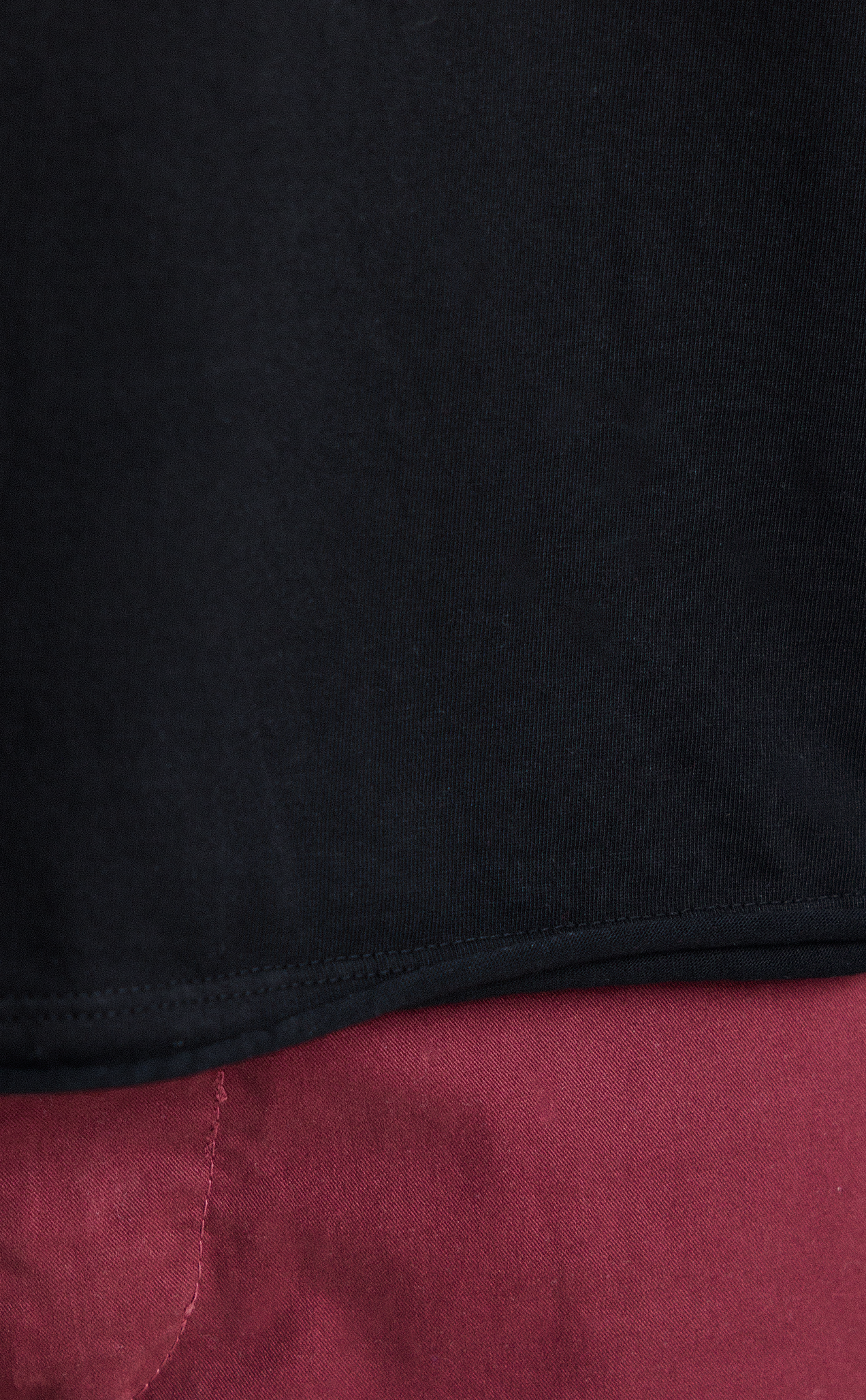 T-SHIRT PIQUET PLAYSOLITAIRE OVERSIZED RAGLAN BLACK