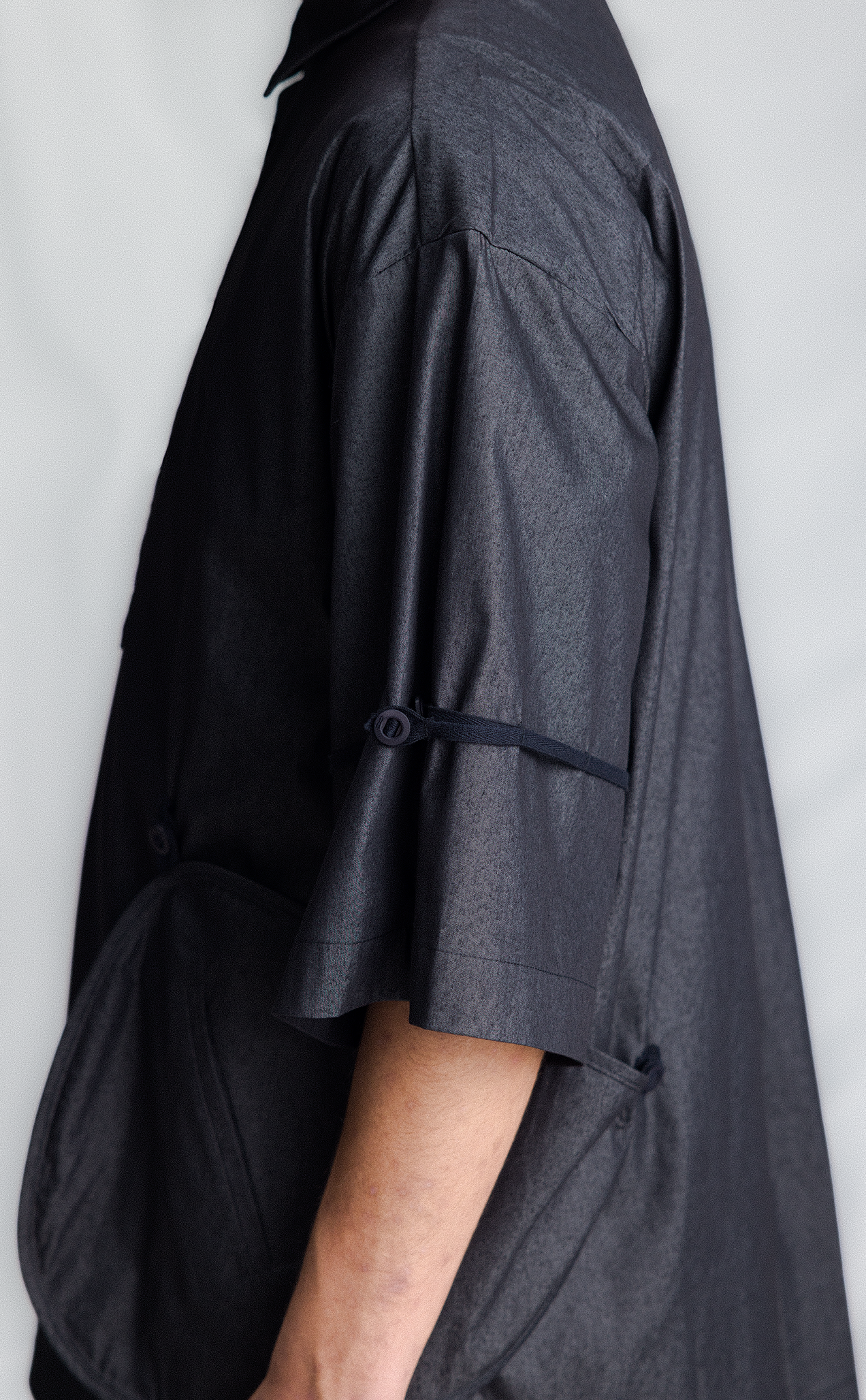 MOTIF SHORTSLEEVE SHIRT PRETO