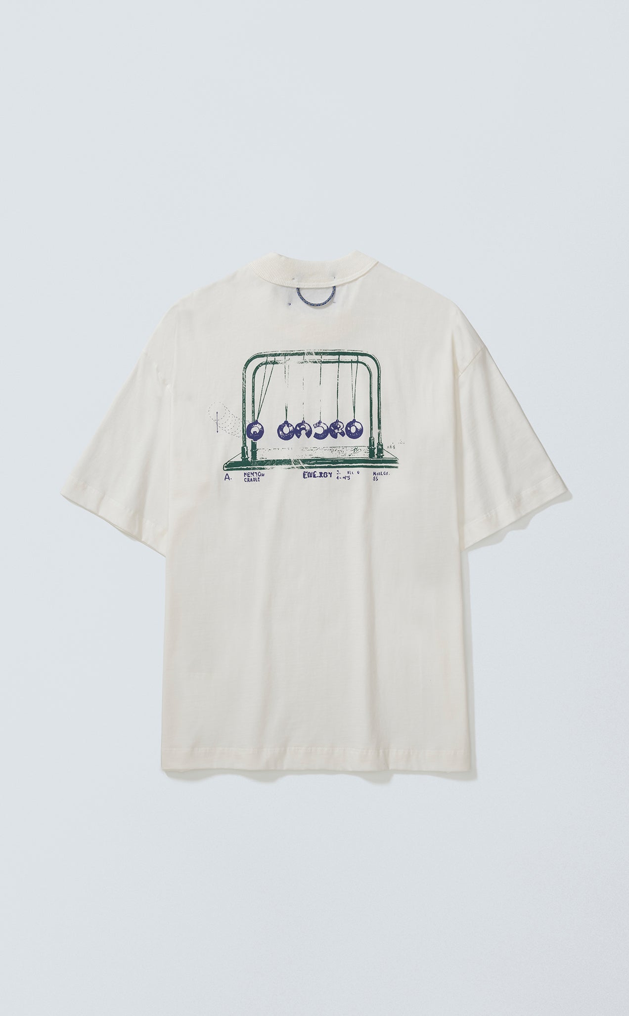 T-SHIRT QUADRO'S CRADLE BOXY OFF WHITE
