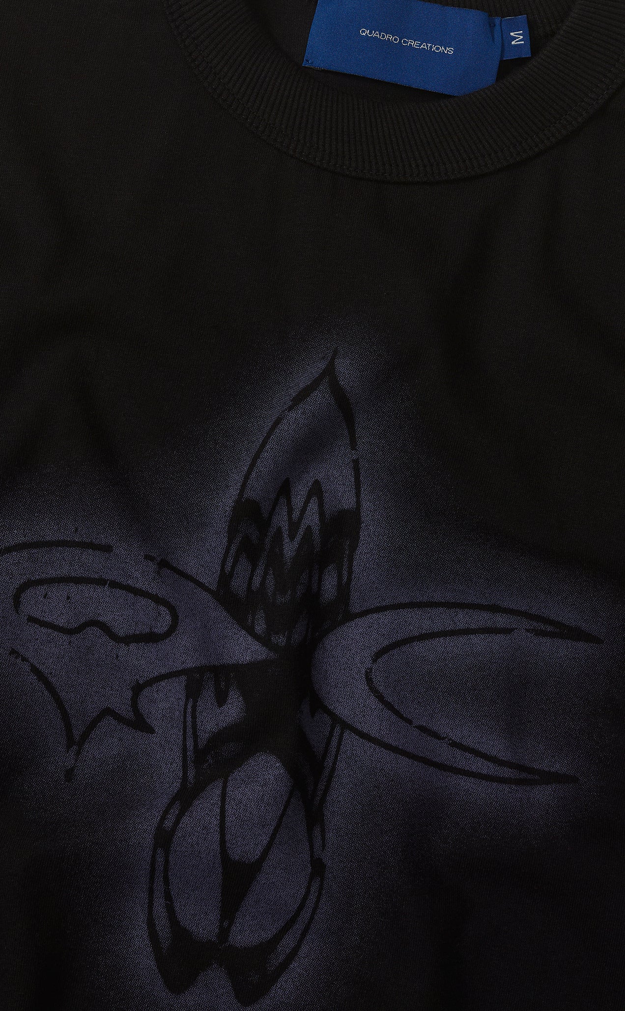 CAMISETA QC ARTHROPODS BOXY ML PRETO