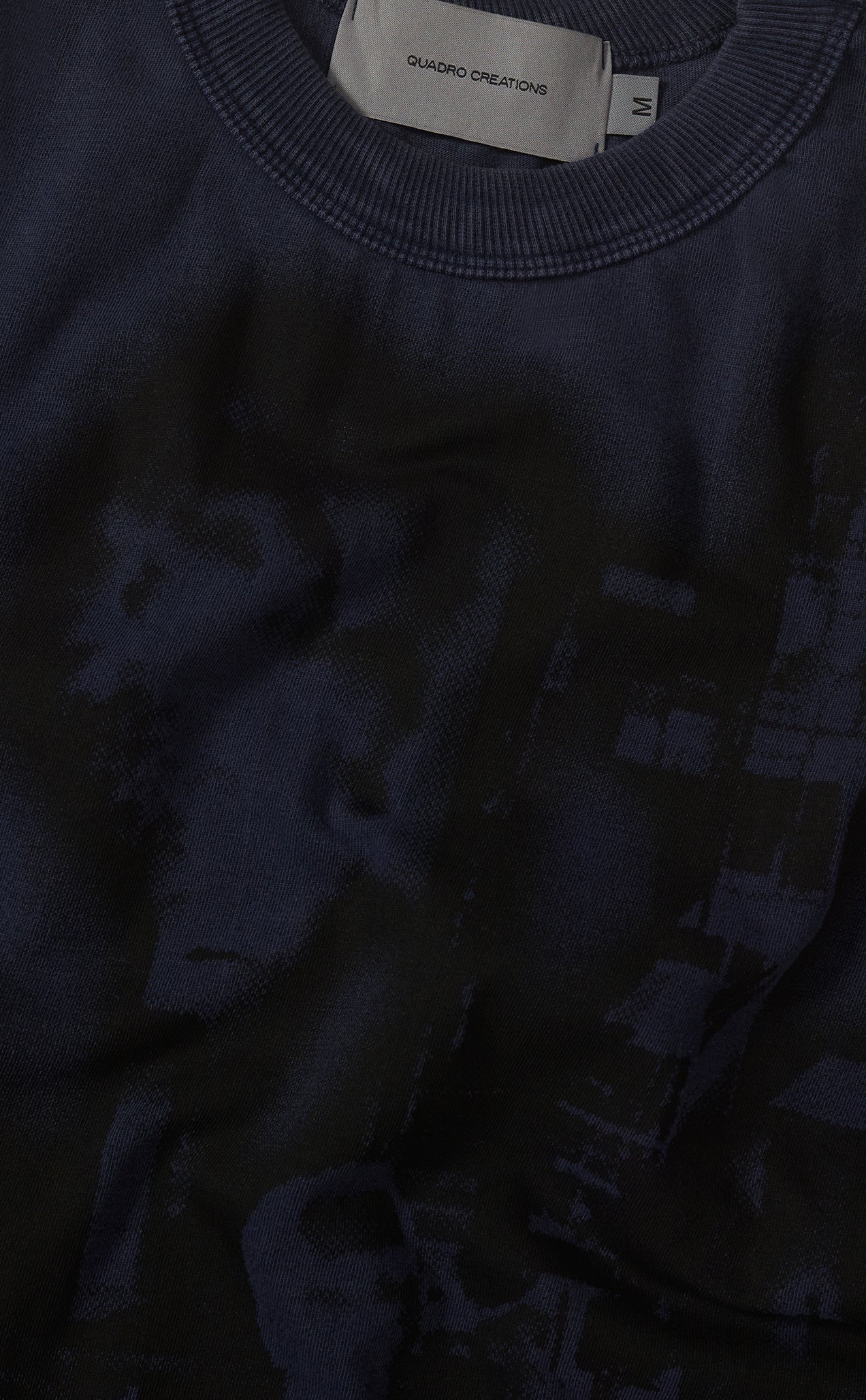 CAMISETA QC BOMBA CIDADE BOXY STONED AZUL