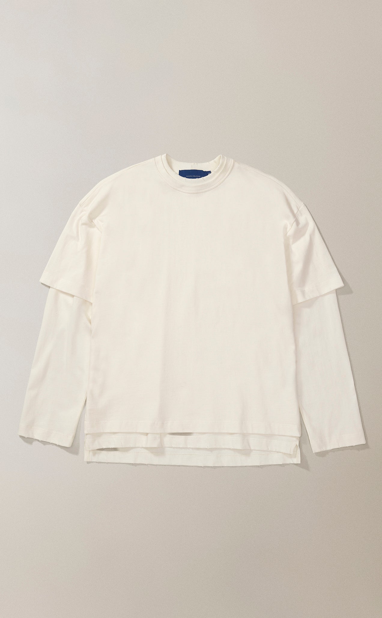 CAMISETA QC DOUBLE TEE BOXY ML OFF WHITE