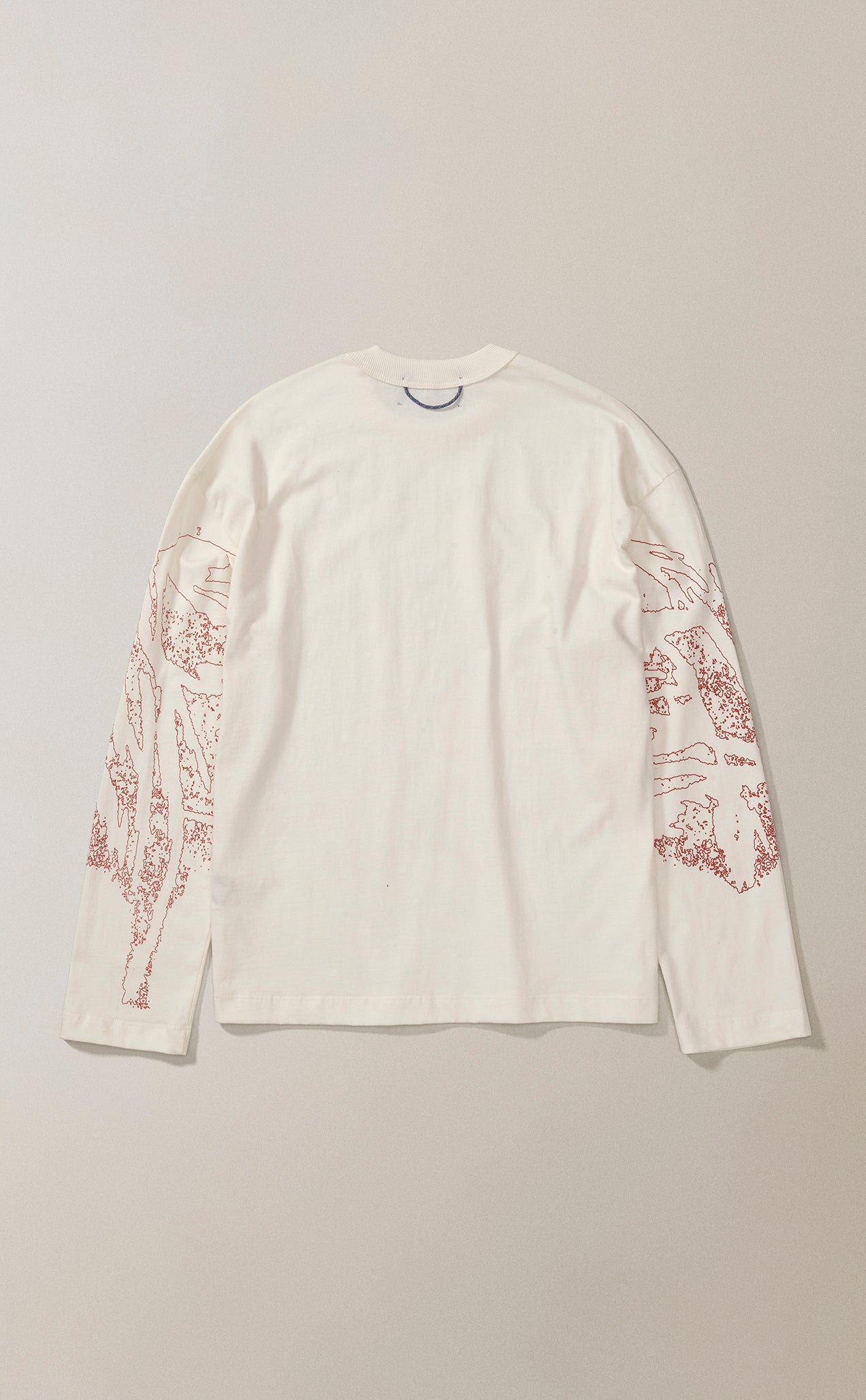 CAMISETA QC TRAMA BOXY ML OFF WHITE