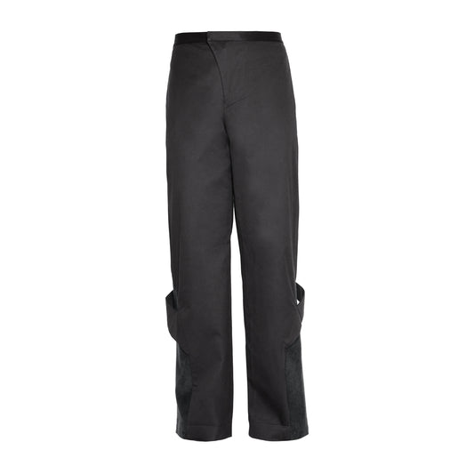 ASKEW TAILORED BLACK TROUSERS