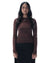 QC MESH SKIN BROWN TOP