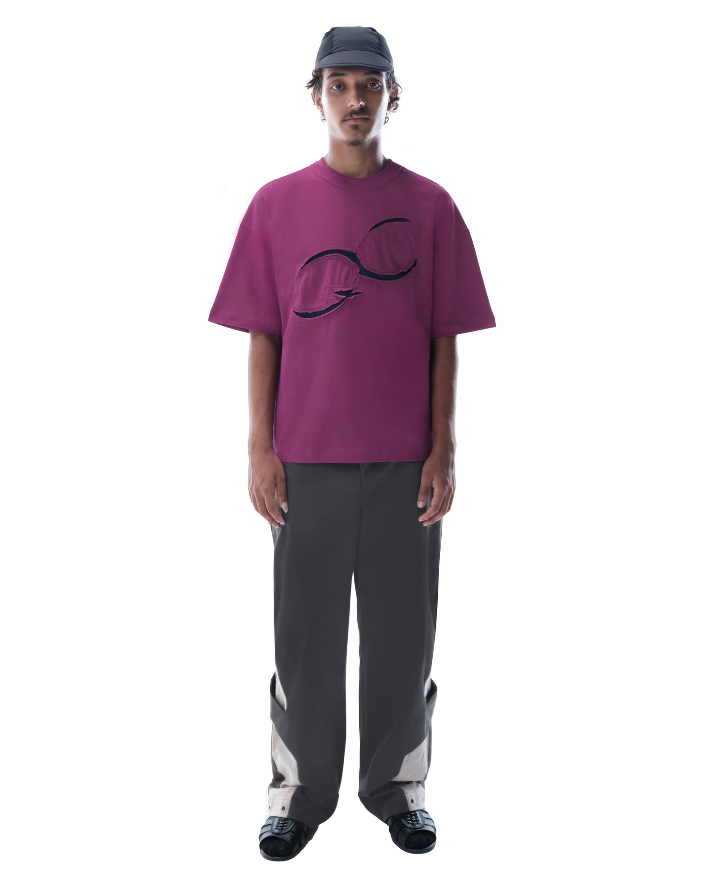 UNDERSTITCH MAGENTA T-SHIRT