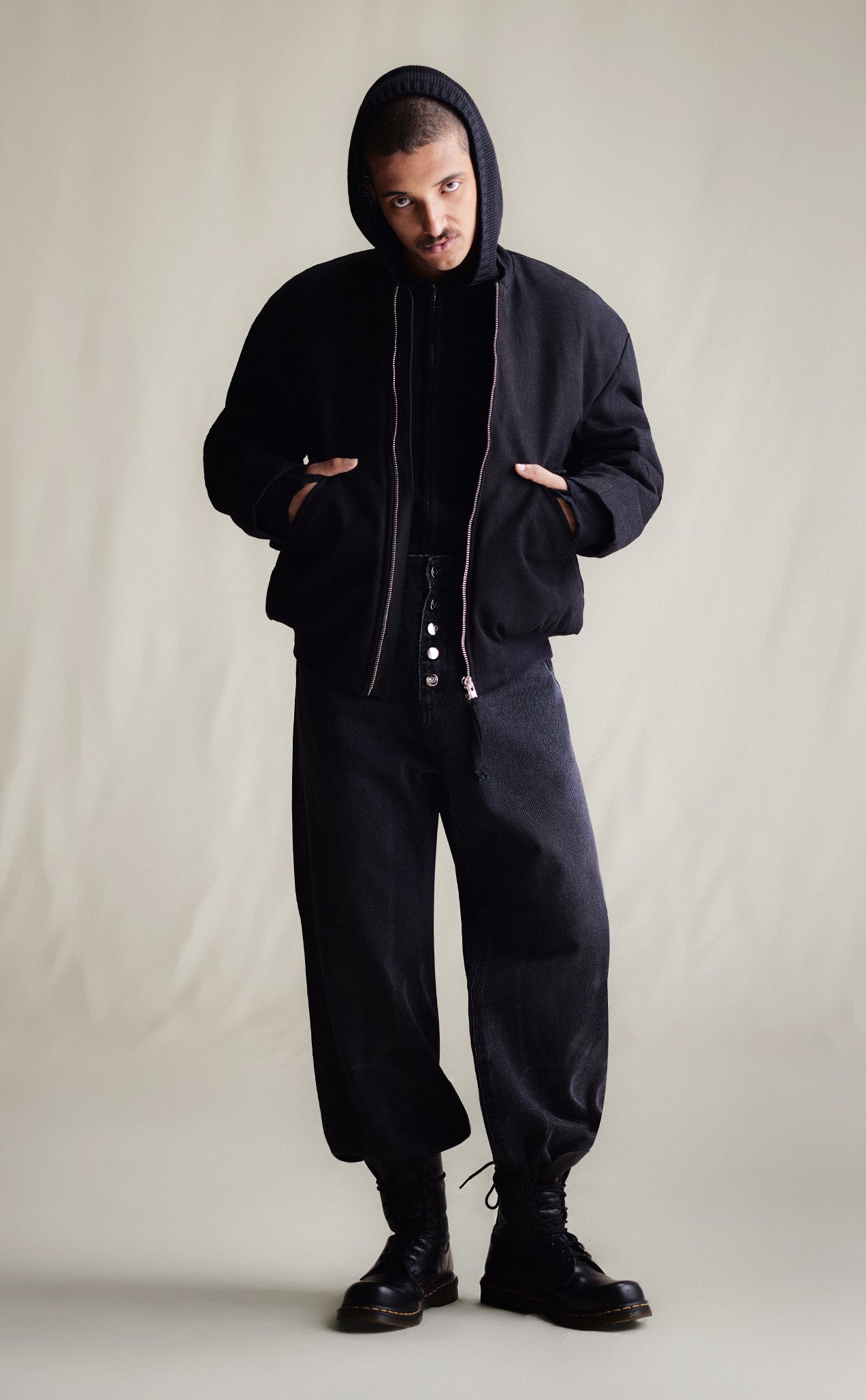 JAQUETA BOMBER GORO PRETO