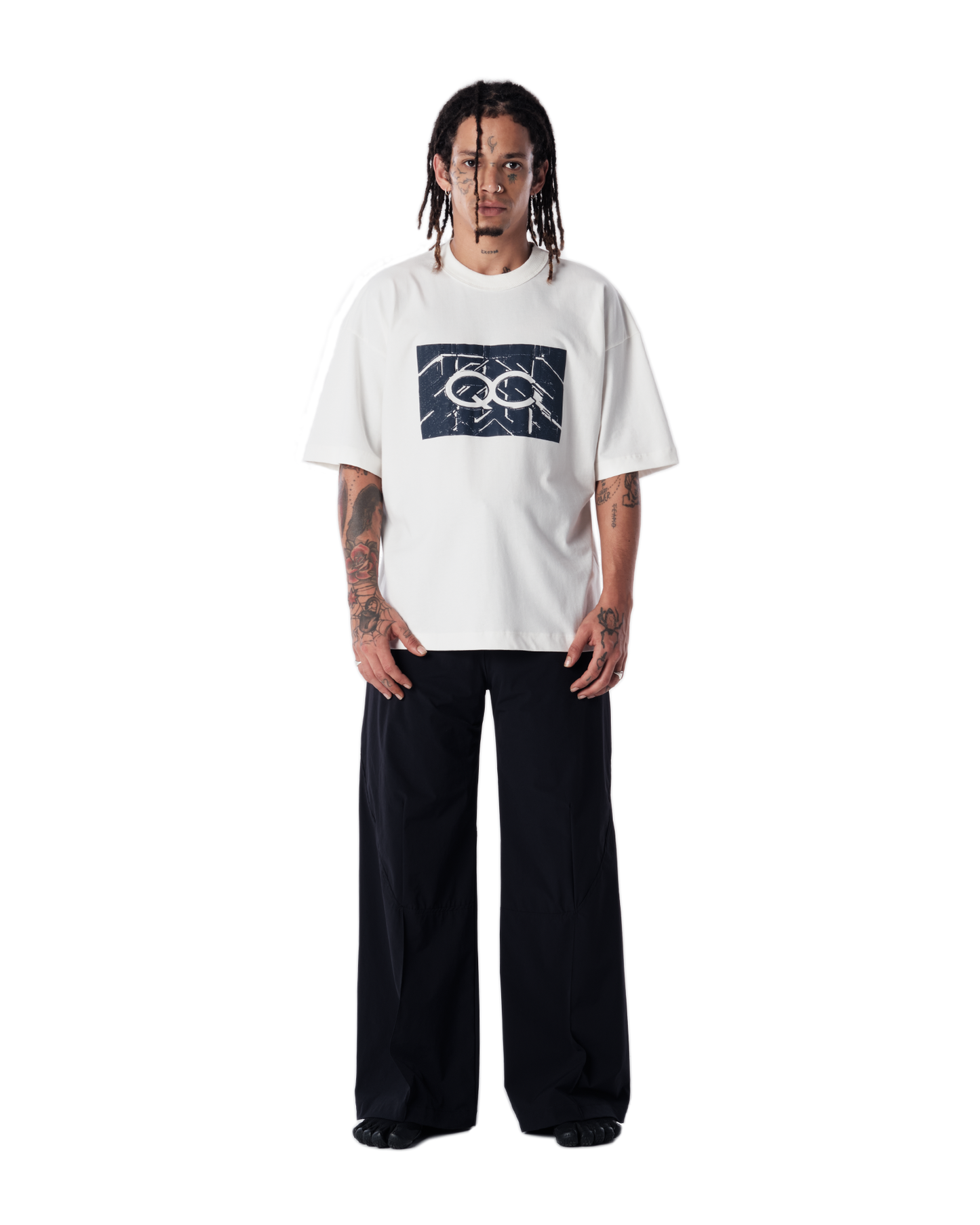 CAMISETA QC BOX BOXY OFF-WHITE