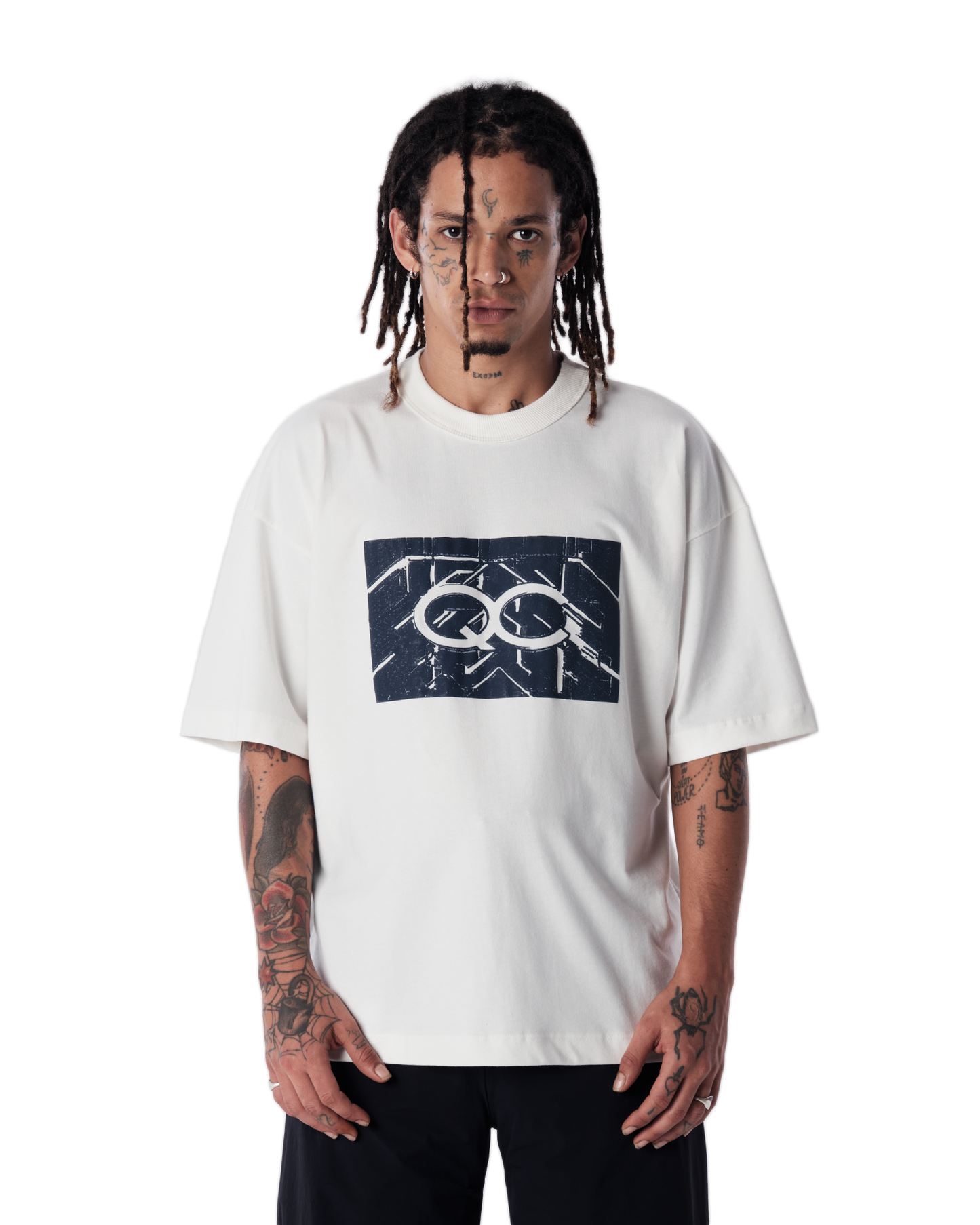CAMISETA QC BOX BOXY OFF-WHITE