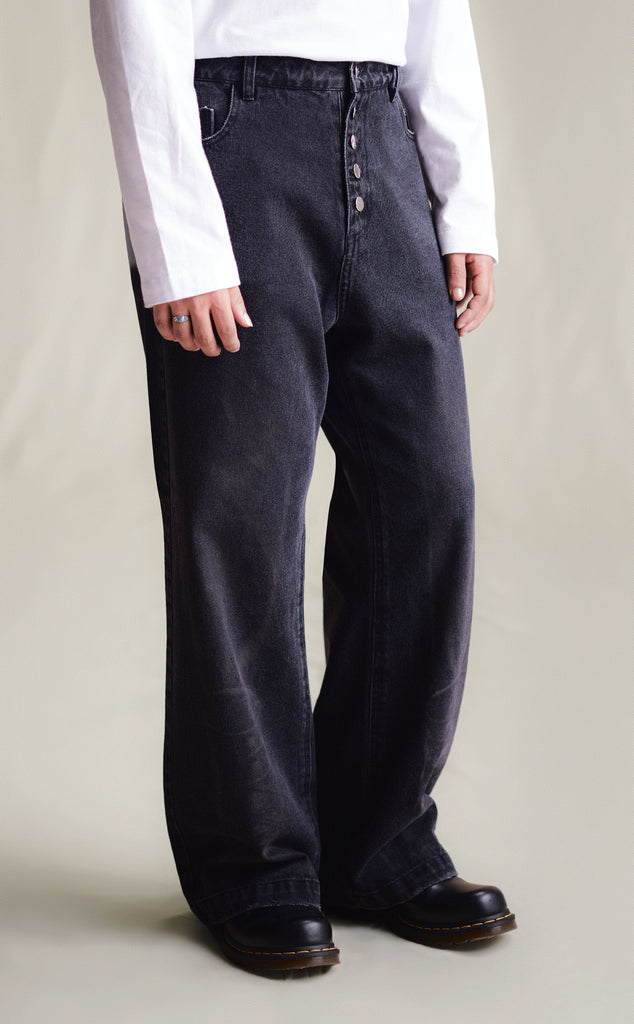 CALÇA BOOTS STRAIGHT JEANS LASER CHUMBO [PRÉ-VENDA]