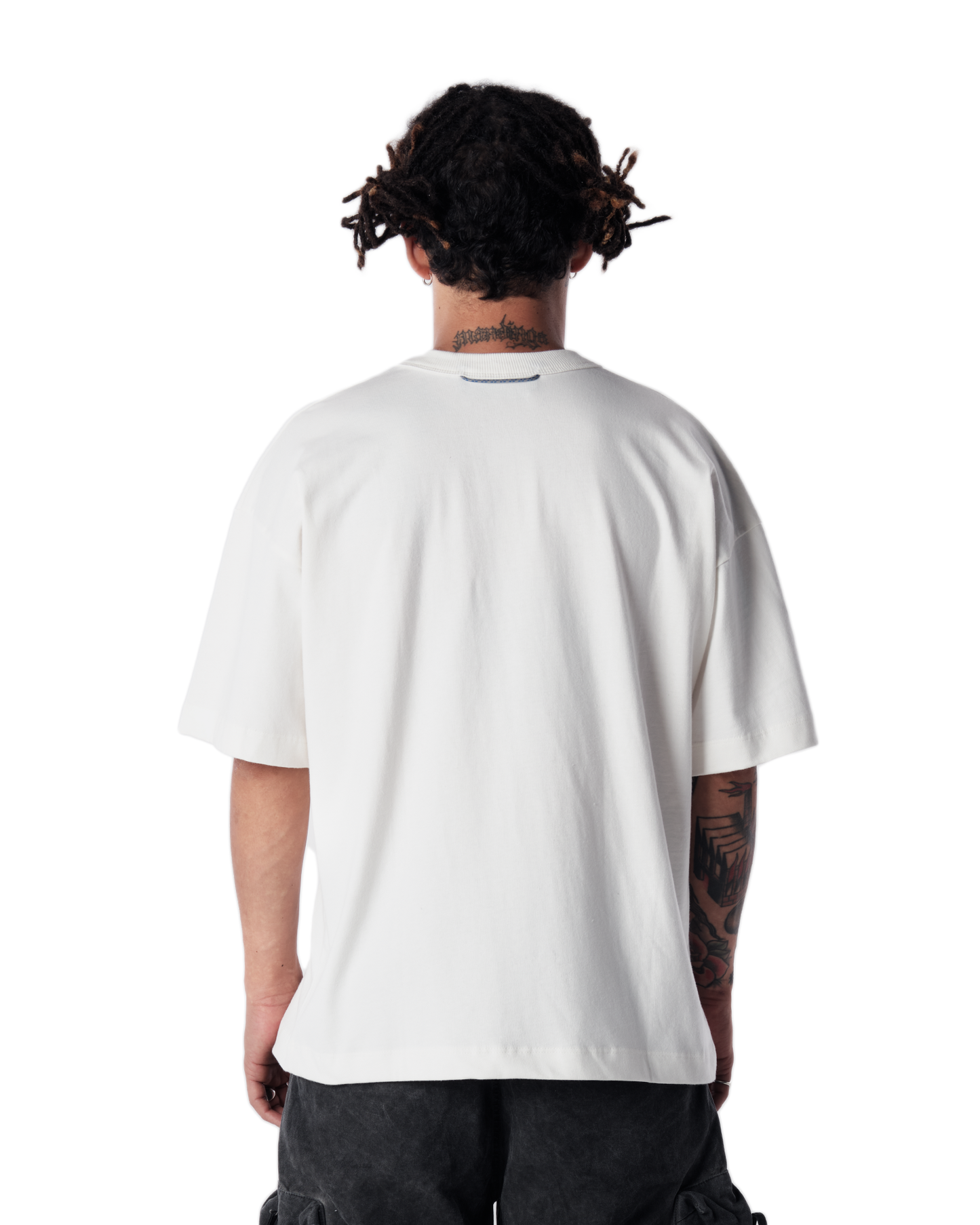 CAMISETA QC VASO BOXY OFF-WHITE