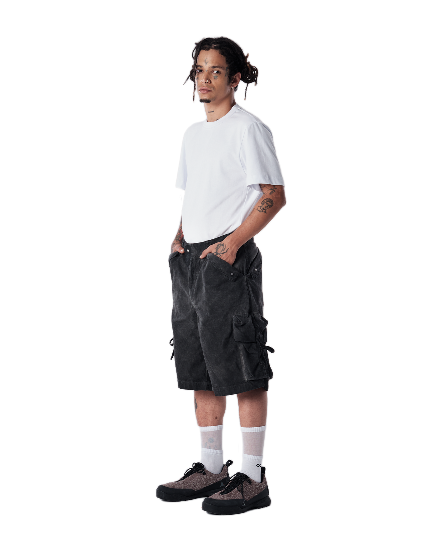 BERMUDA DYER WIDE STONED PRETO