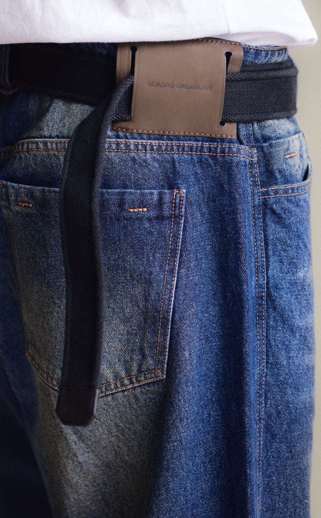 CALÇA ROGUE STRAIGHT JEANS WASHED DIRTY BLUE