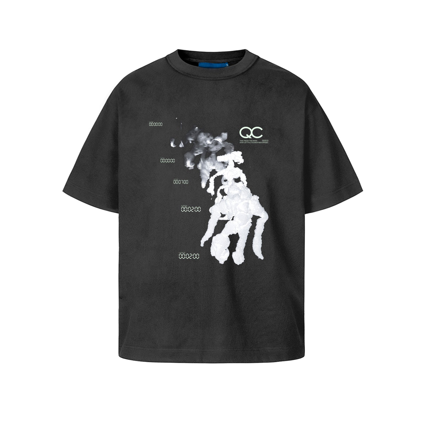 FOAM LIF BOXY GREY T-SHIRT