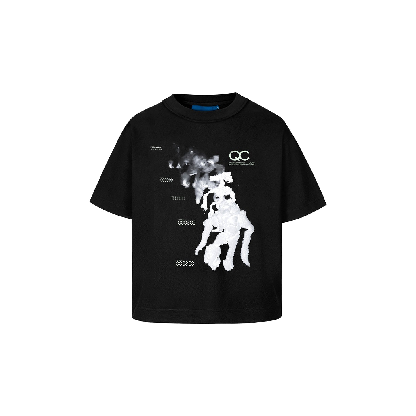 FOAM LIF BLACK  BABY TEE