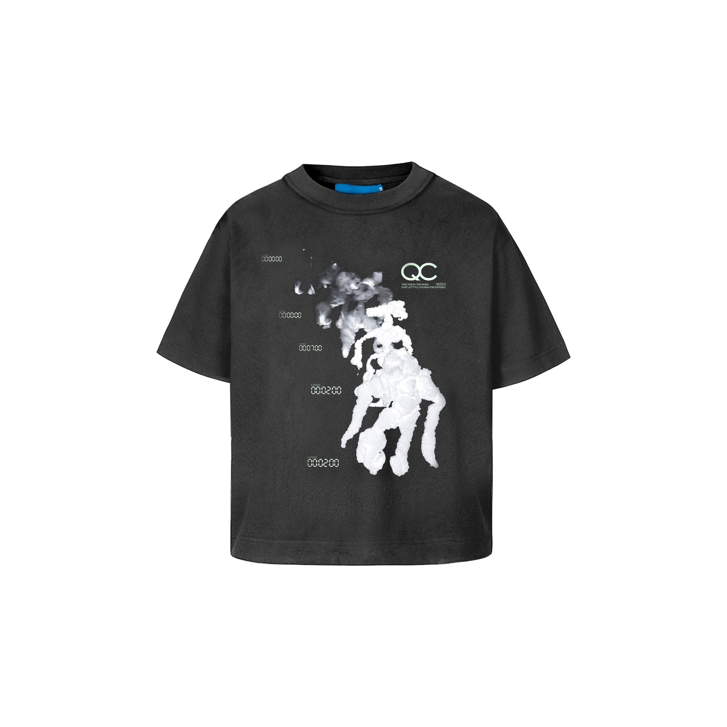 FOAM LIF GREY BABY TEE