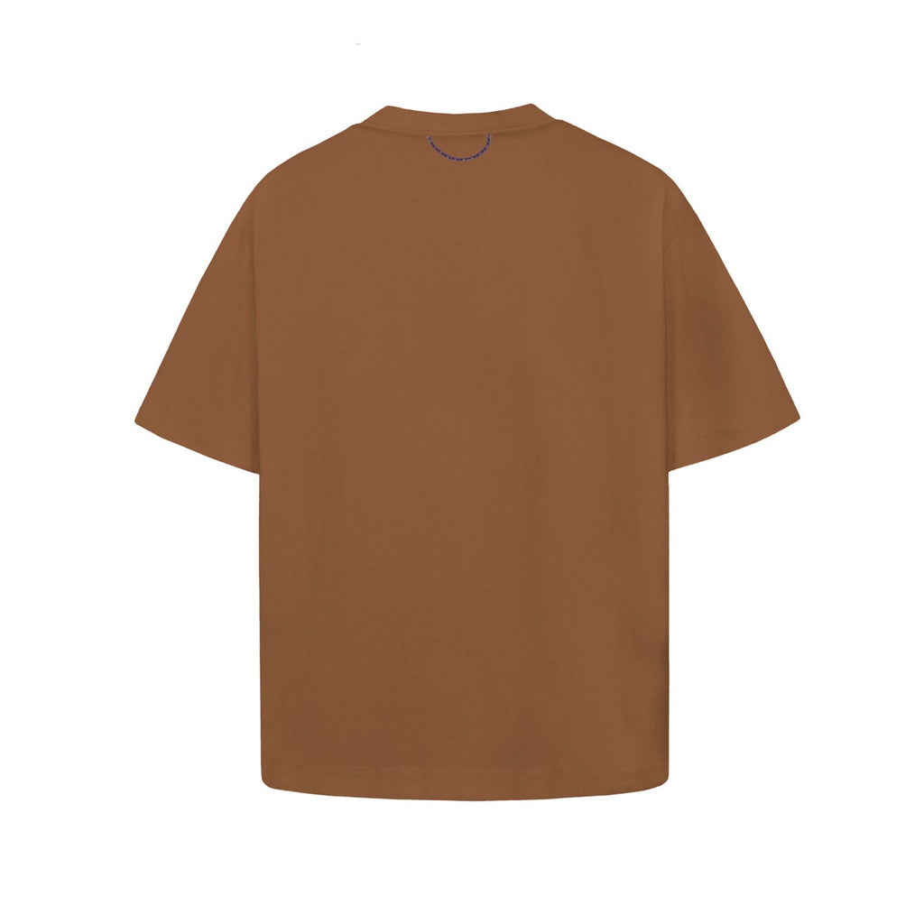 INSIDE THE FRAME BROWN T-SHIRT