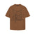 INSIDE THE FRAME BROWN T-SHIRT