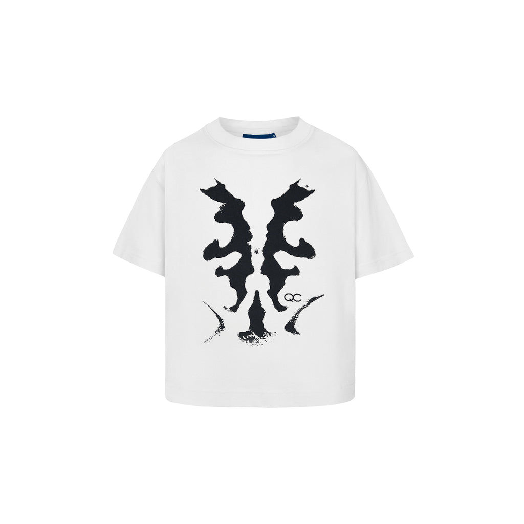 CAMISETA QC RORSCHACH BABY TEE OFF-WHITE