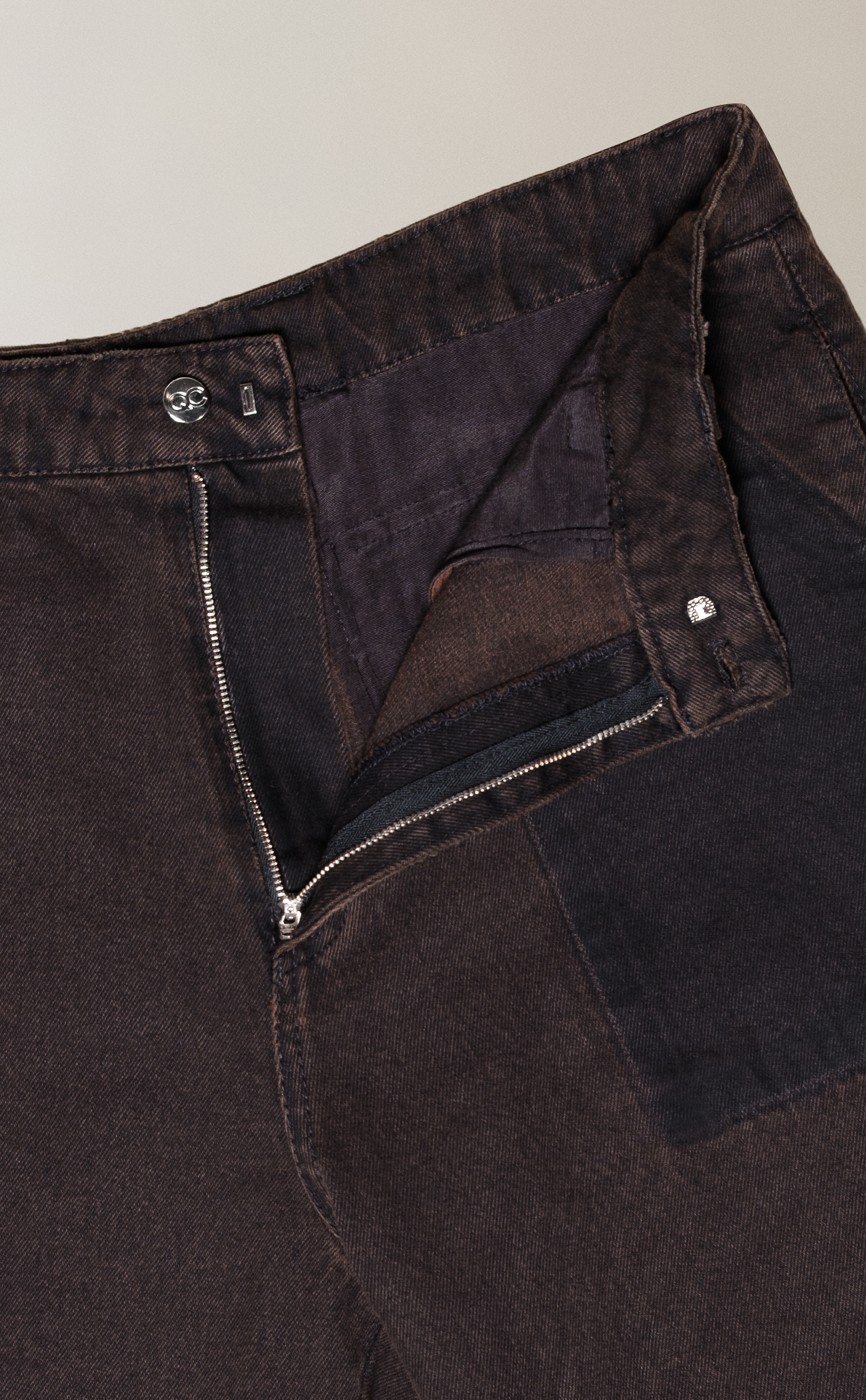 CALÇA ANTON CHLORINE JEANS MARROM [PRÉ-VENDA]