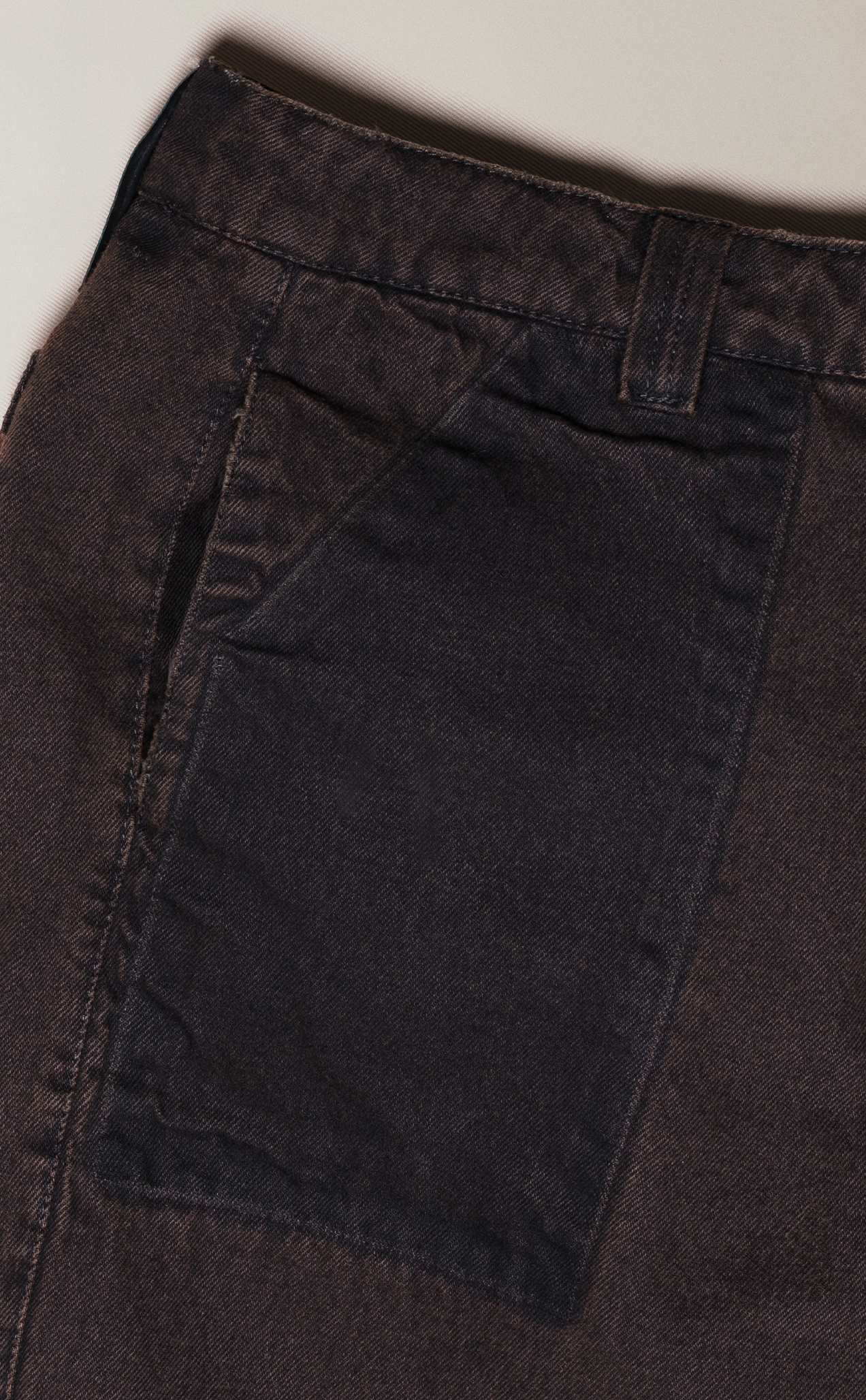 CALÇA ANTON CHLORINE JEANS MARROM [PRÉ-VENDA]