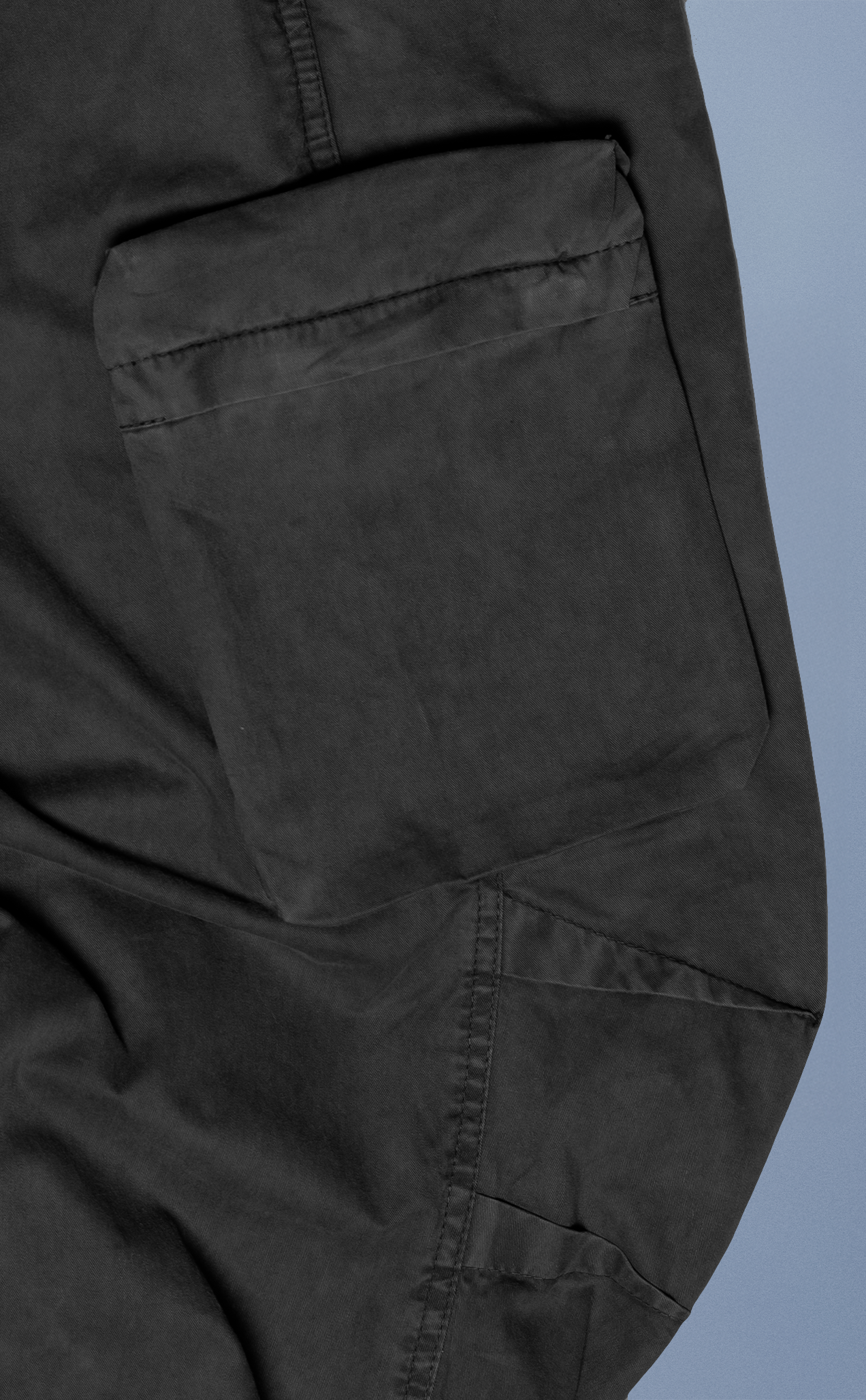 CALÇA DYER WIDE STONED PRETO [PRÉ-VENDA]