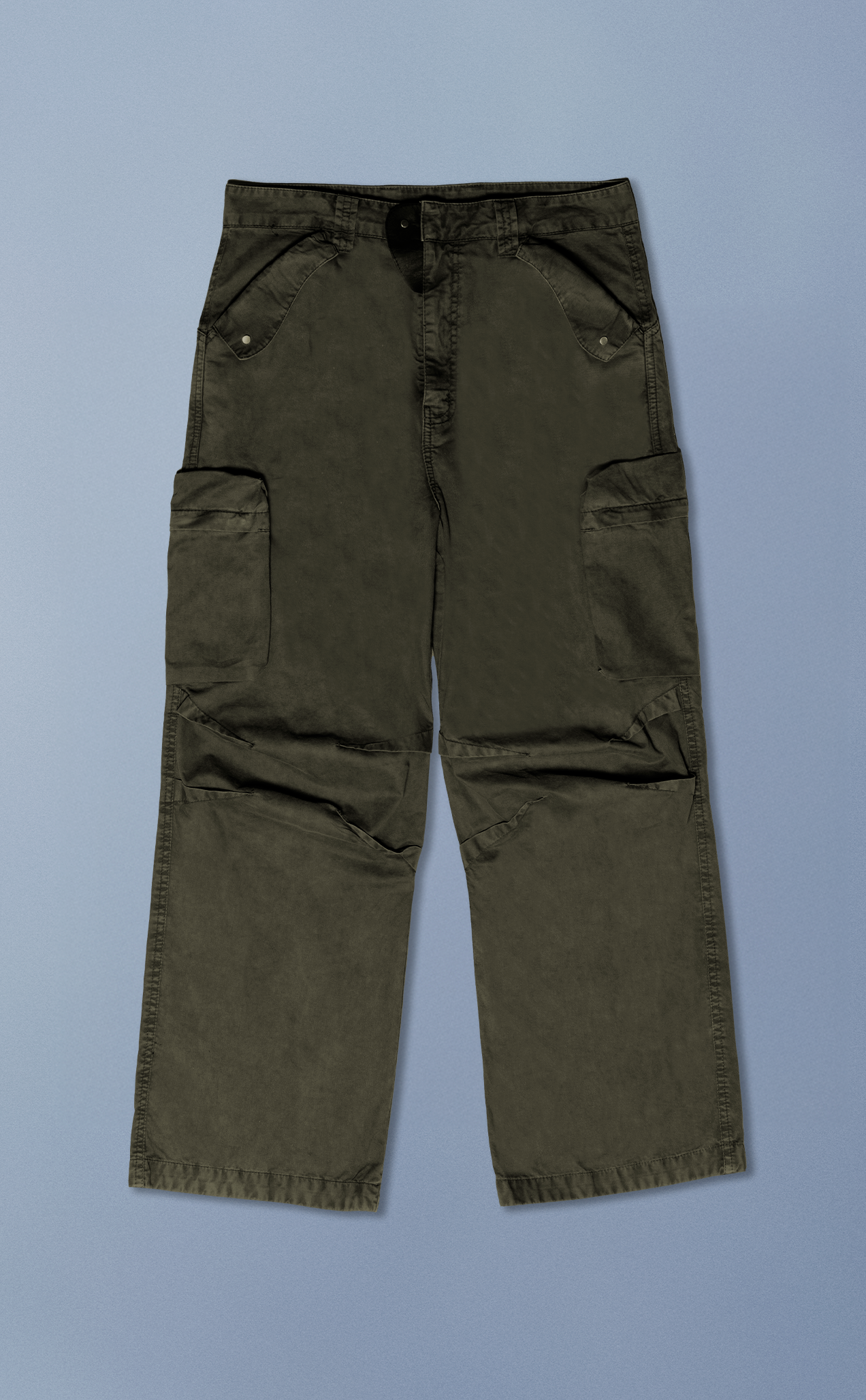 CALÇA DYER WIDE STONED VERDE [PRÉ-VENDA]