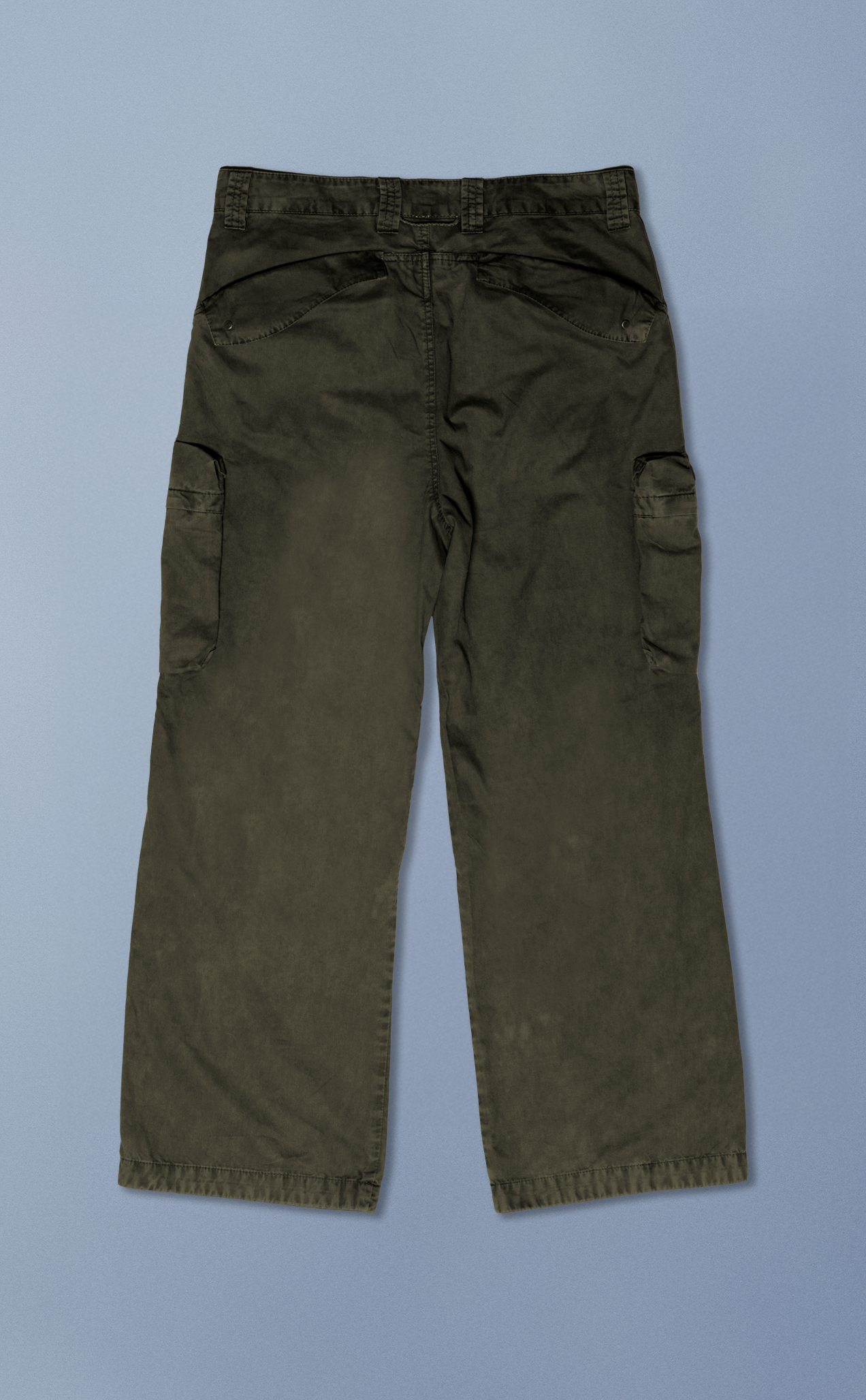 CALÇA DYER WIDE STONED VERDE [PRÉ-VENDA]