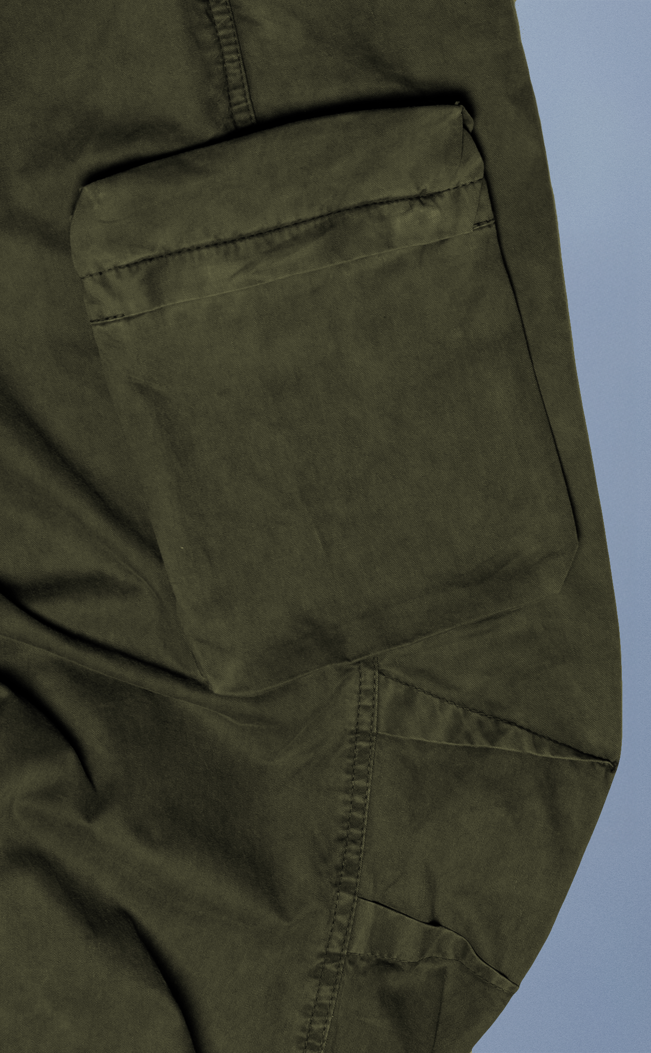 CALÇA DYER WIDE STONED VERDE [PRÉ-VENDA]