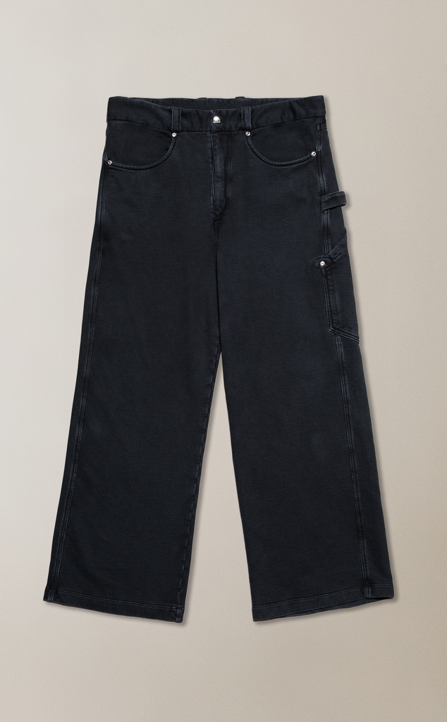 CALÇA FIXER STRAIGHT STONED PRETO