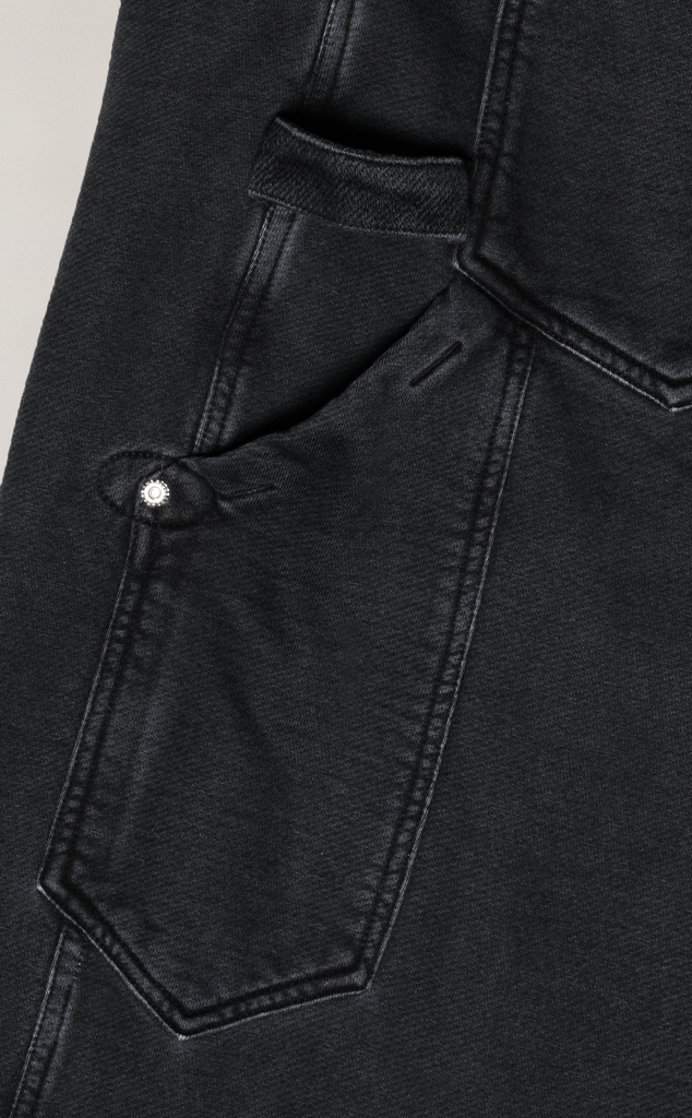 CALÇA FIXER STRAIGHT STONED PRETO