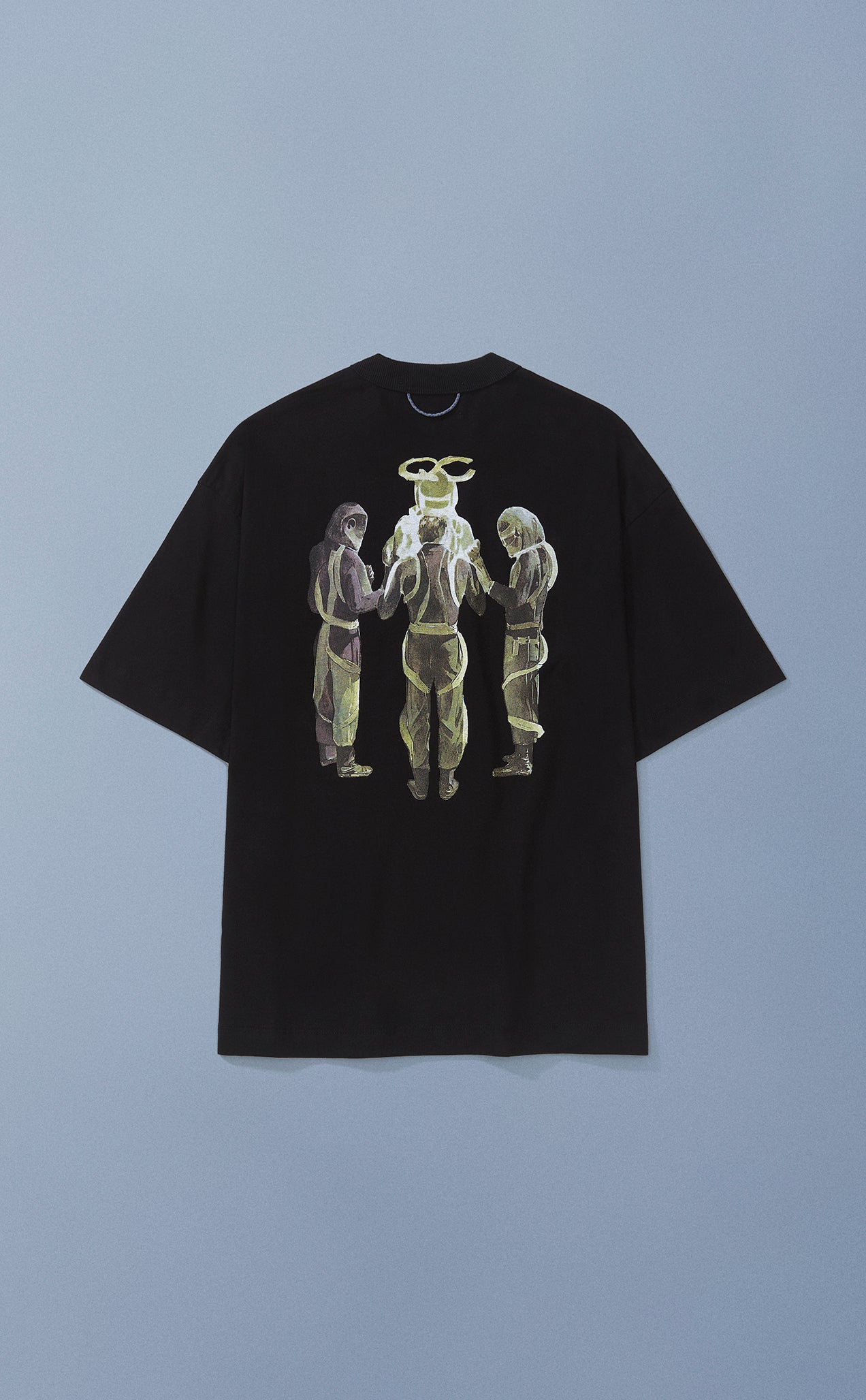 CAMISETA QC AGENTES BOXY PRETO