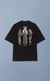 CAMISETA QC AGENTES BOXY PRETO