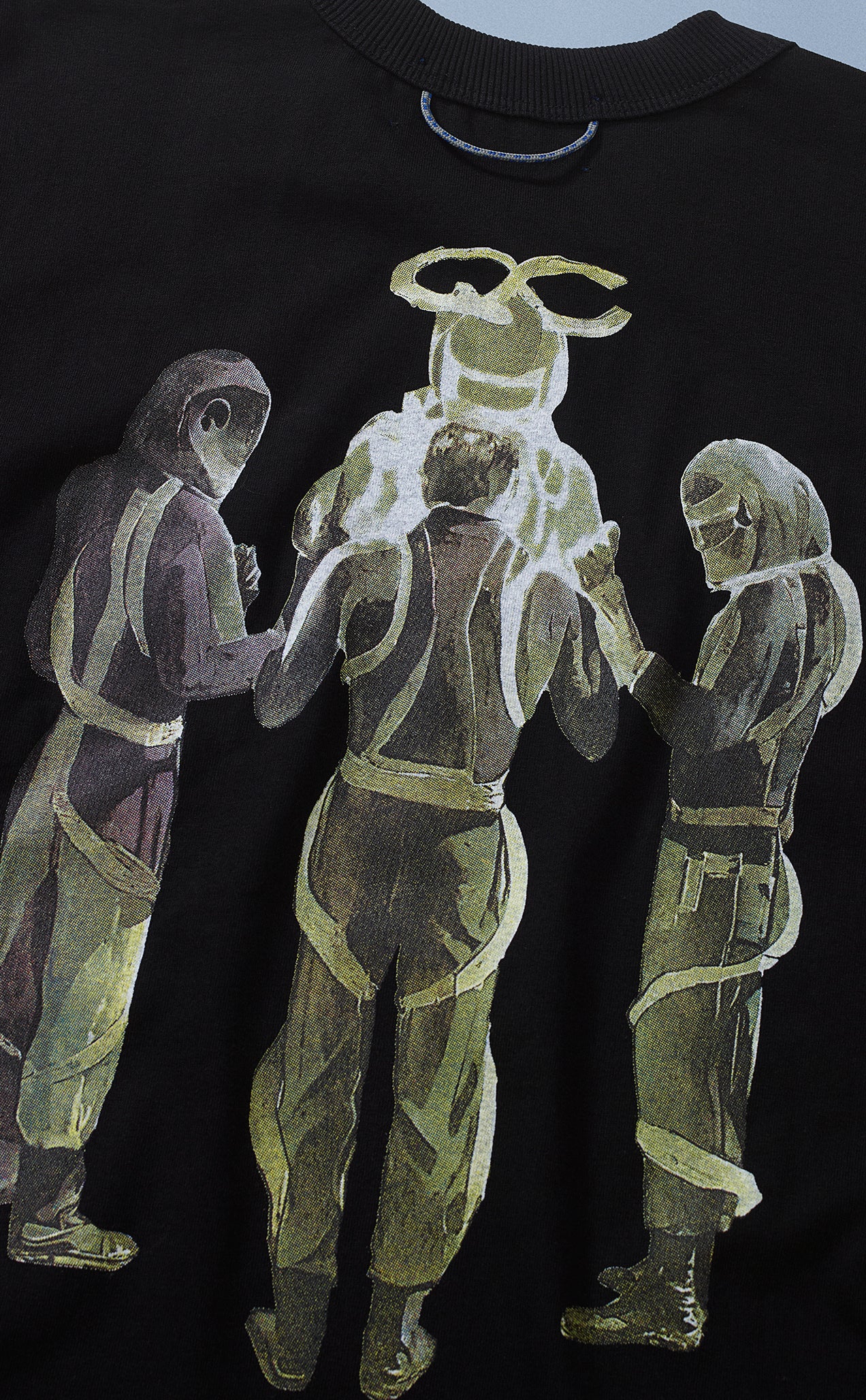 CAMISETA QC AGENTES BOXY PRETO