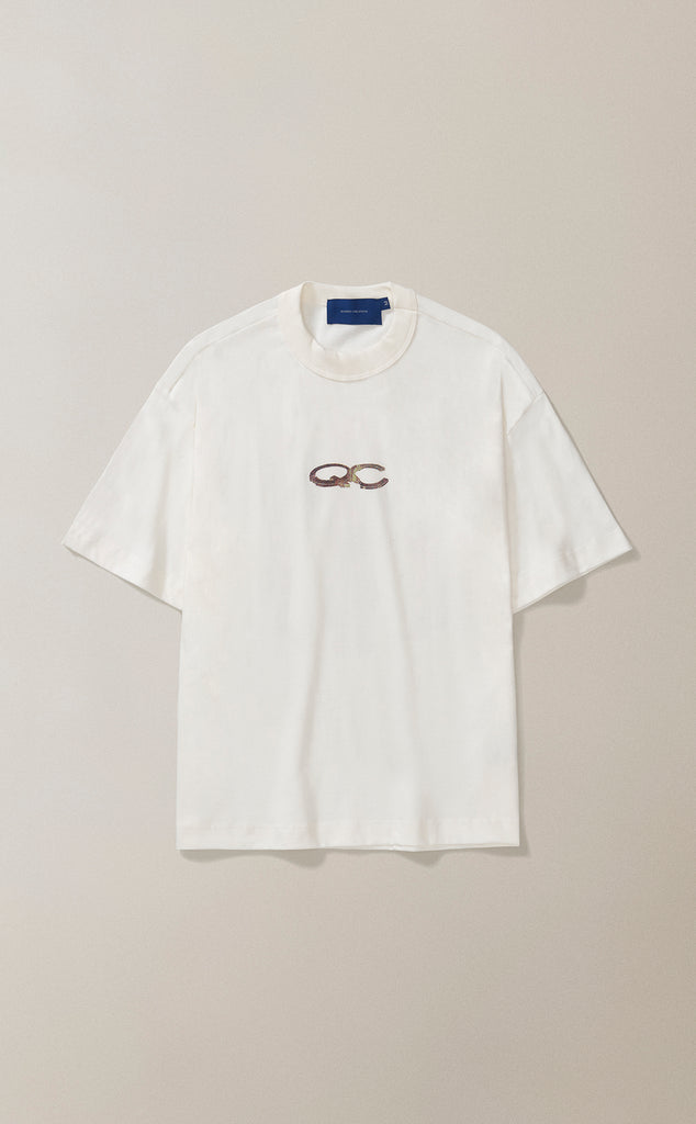 CAMISETA QC AGENTES BOXY OFF WHITE