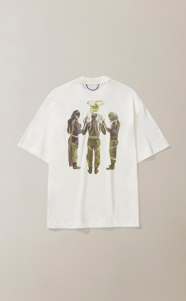 CAMISETA QC AGENTES BOXY OFF WHITE