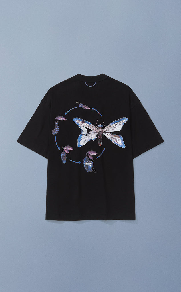 CAMISETA QC METAMORFOSE BOXY PRETO