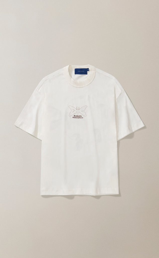 CAMISETA QC METAMORFOSE BOXY OFF WHITE
