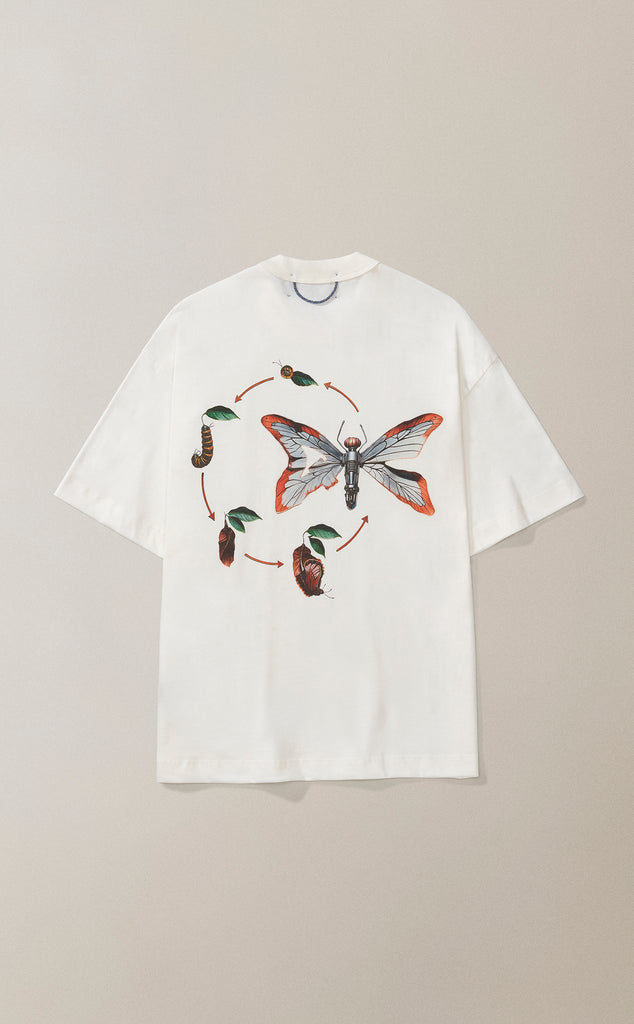 CAMISETA QC METAMORFOSE BOXY OFF WHITE