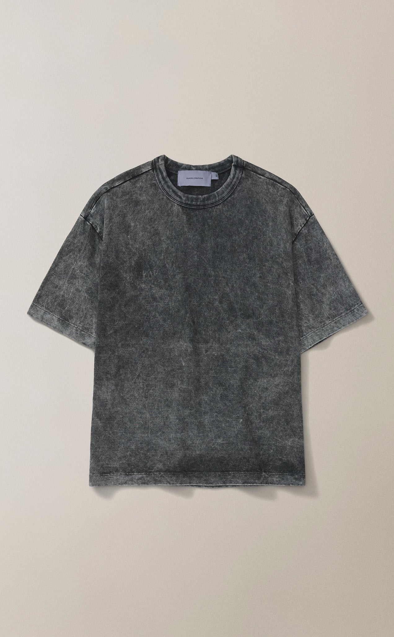 CAMISETA QC SIMBOLO BOXY STONED VERDE [PRÉ-VENDA]