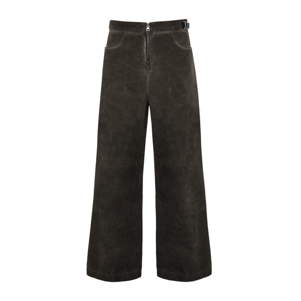 CALÇA NAMAN WIDE STONED VERDE