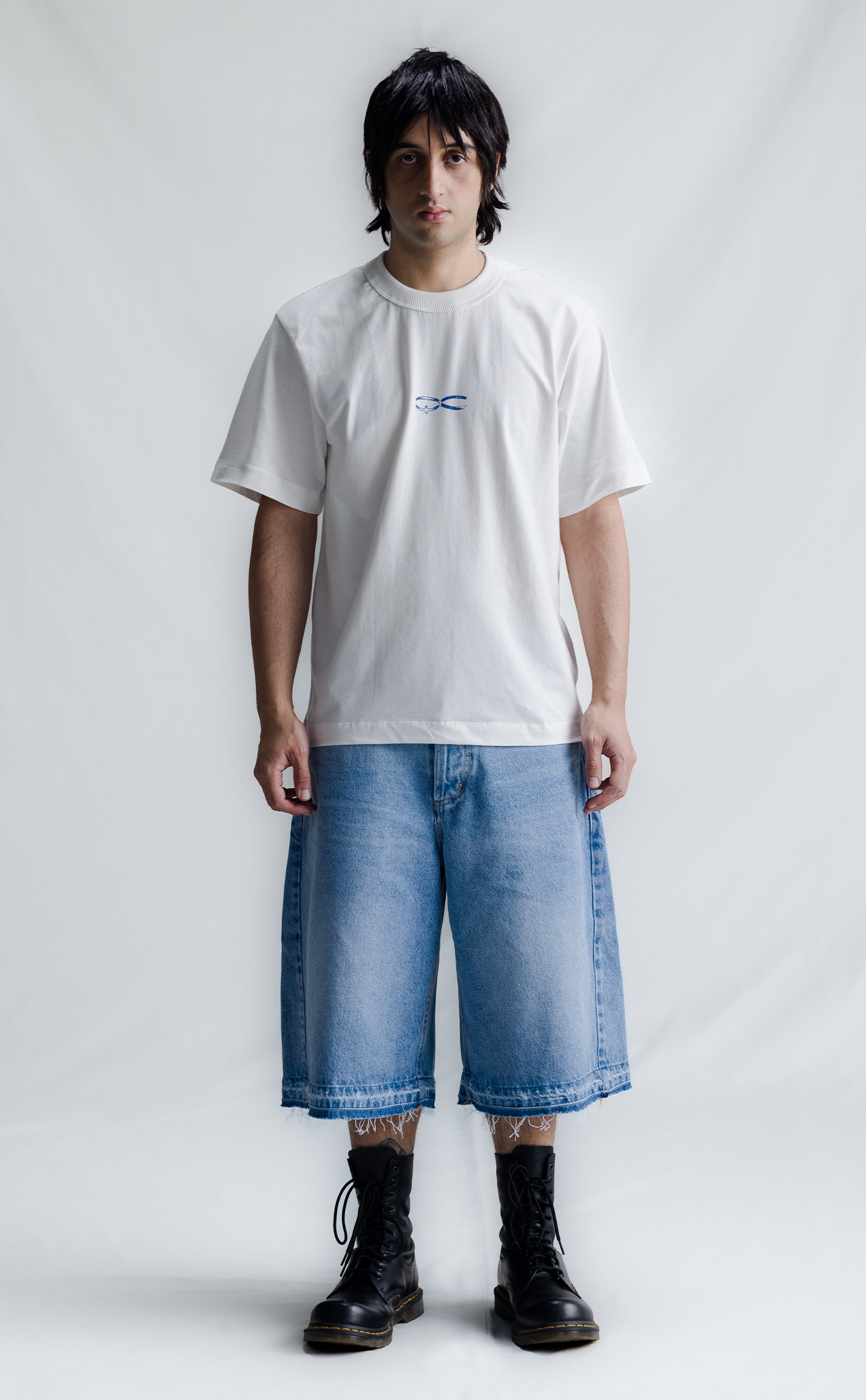 T-SHIRT QUADRO CREATIONS REGULAR OFF WHITE