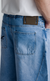[PRÉ-VENDA] SIDE DART DENIM SUPER BAGGY SHORTS BABY BLUE