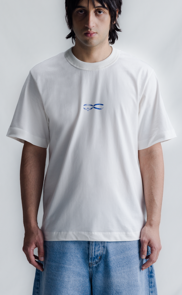 T-SHIRT QUADRO CREATIONS REGULAR OFF WHITE