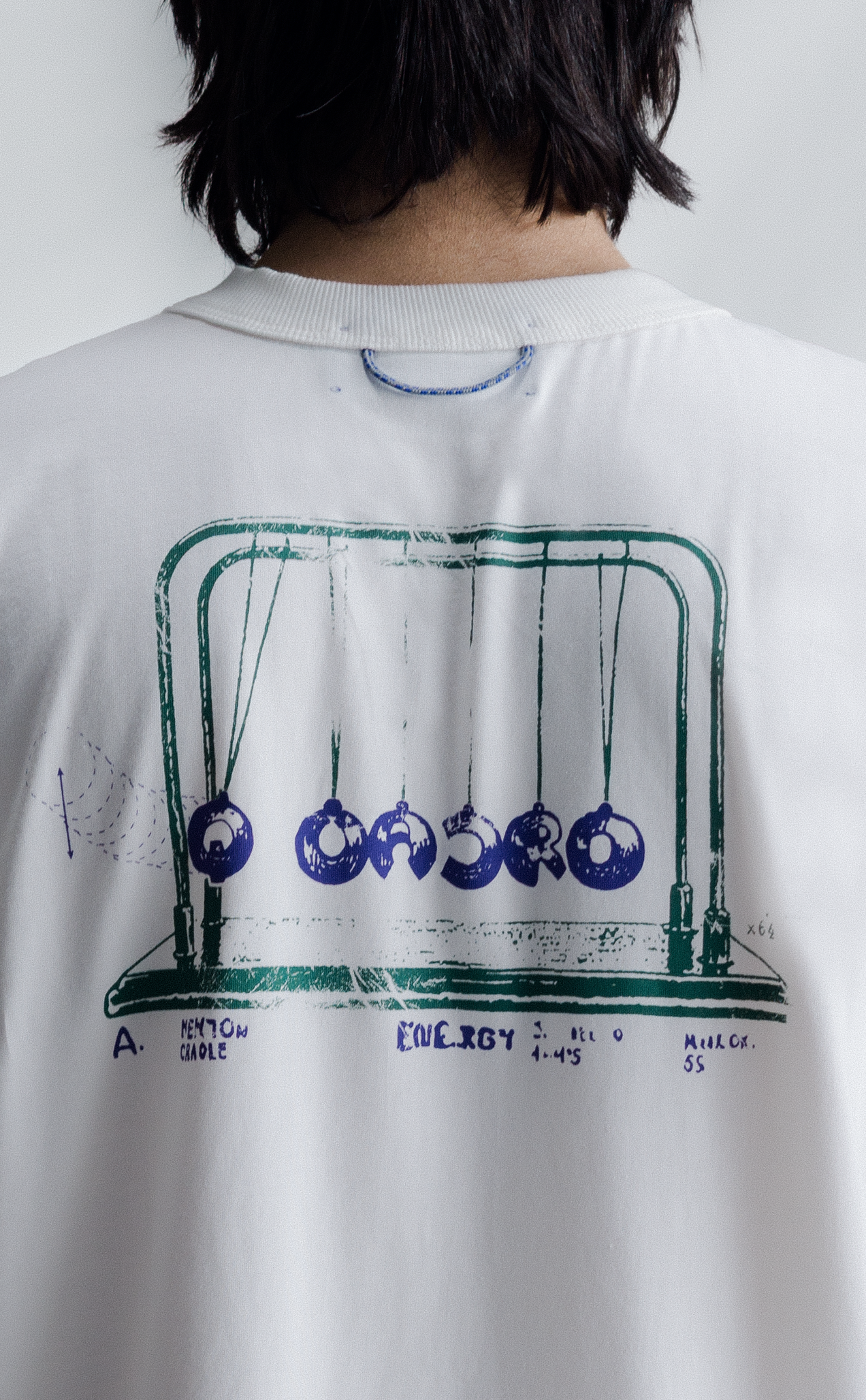 T-SHIRT QUADRO'S CRADLE BOXY OFF WHITE