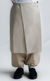 OVERLAP G-HOOK SKIRT CAQUI